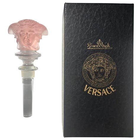 versace medusa stopper|Versace Rosenthal Crystal Medusa Bottle Stopper .